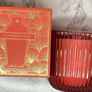 Huntington Home Cocktail Candle - Cranberry Fizz Scented 8.8 oz